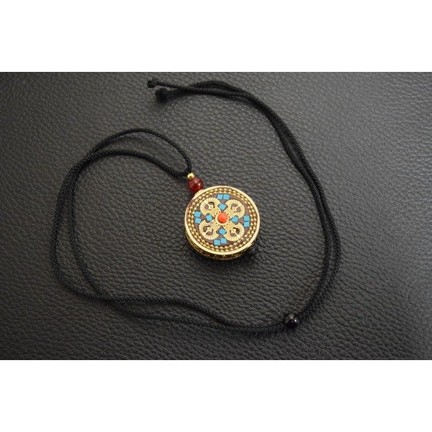 Vajra (double), amulet of luck, protection, strength (Tibetan)